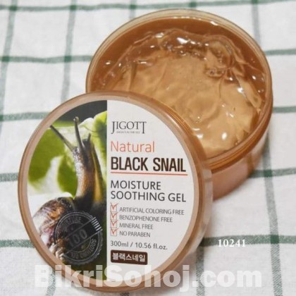 JIGOTT Natural Black Snail Moisture Soothing Gel